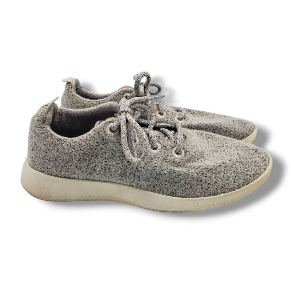 Allbirds Wool Runner Go Sneakers Womens 9 Grey Blizzard